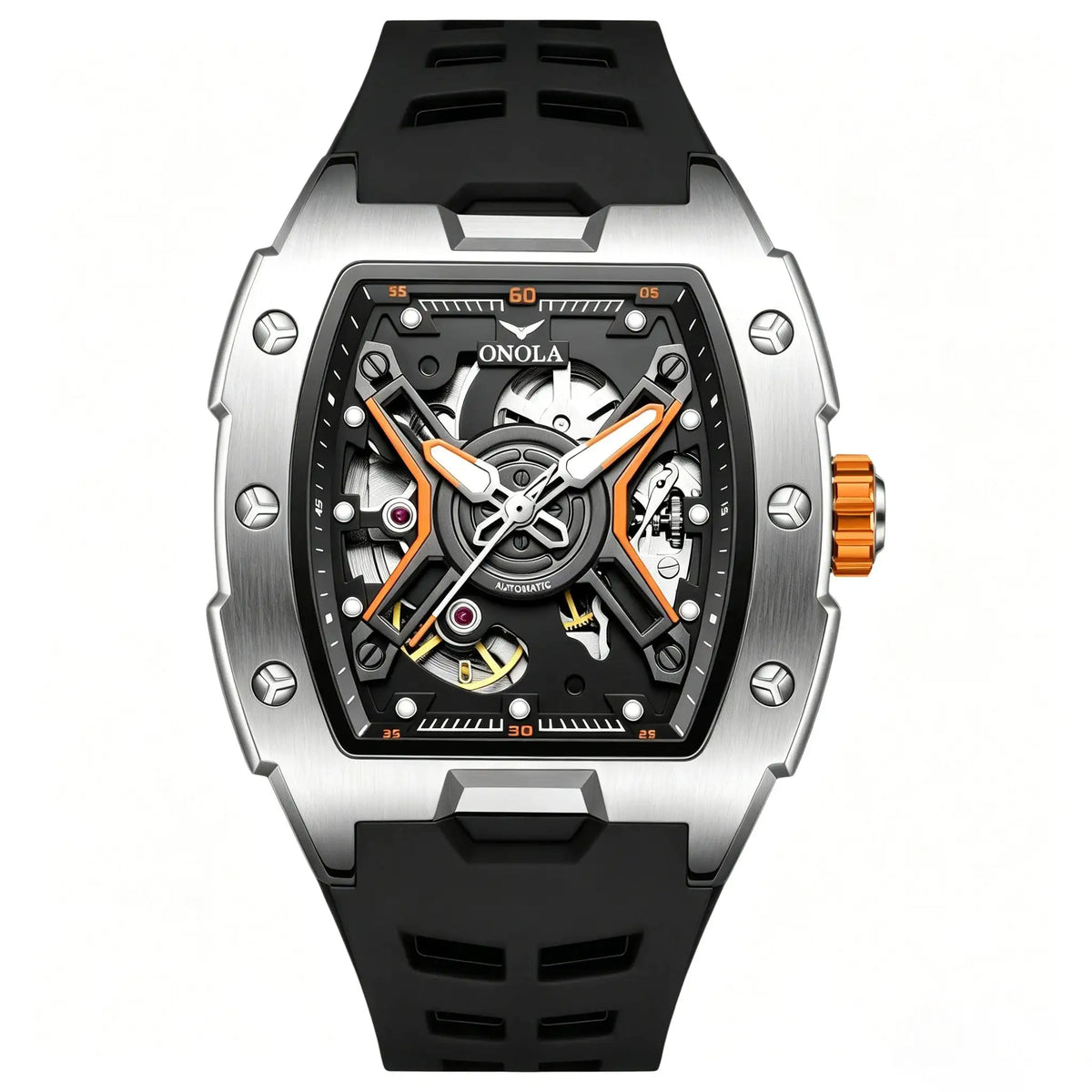 Men Mechanical Skeleton Dial Watch — product image 10