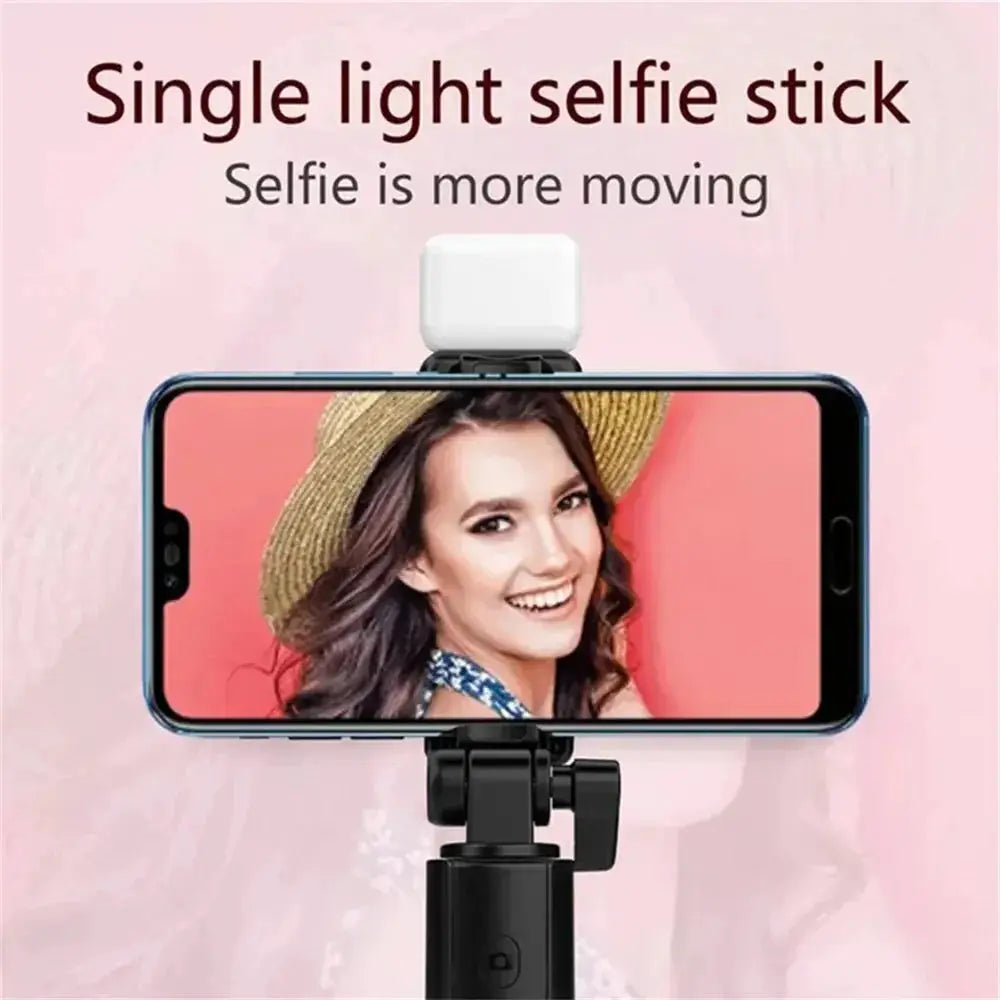 Cell Phone Selfie Stick Tripod Bluetooth Remote Phone Holder