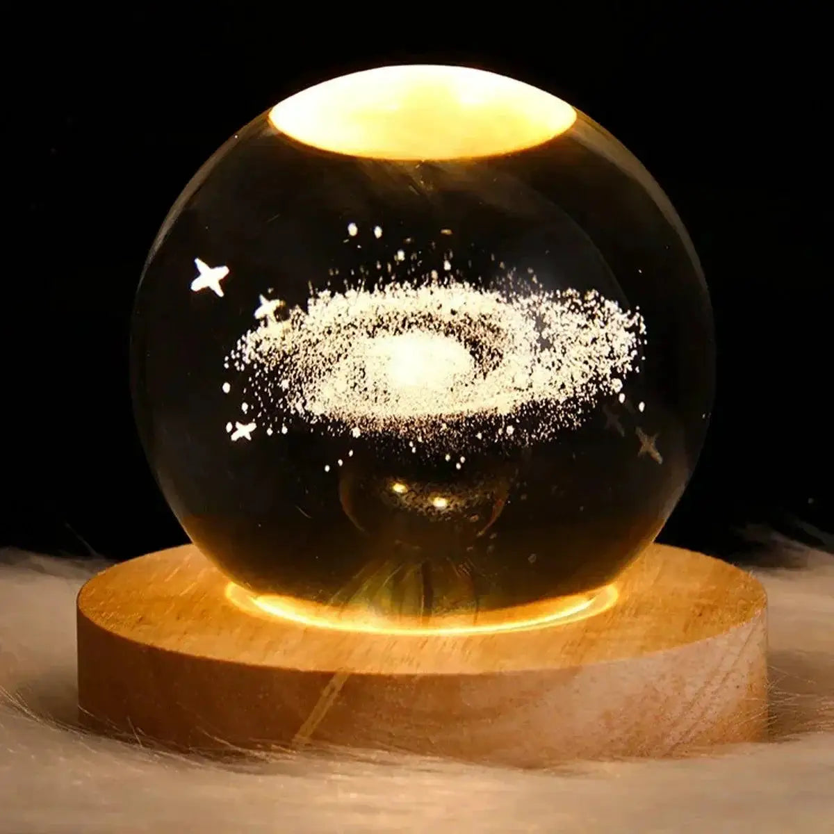 3D USB Galaxy Projector Night Light Cosmic Moon Lamp Decor