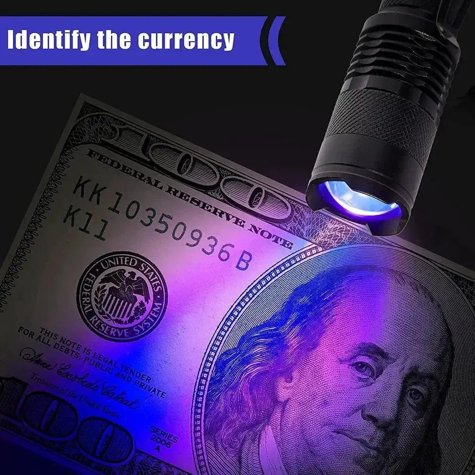 LED UV Flashlight Mini Ultraviolet Torch for Detection