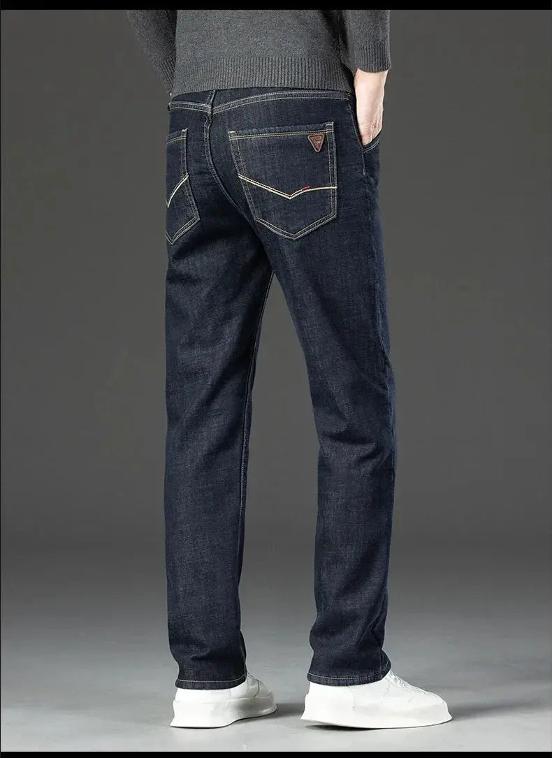 Warm Fleece Jeans for Cold Office Wear — product view 13