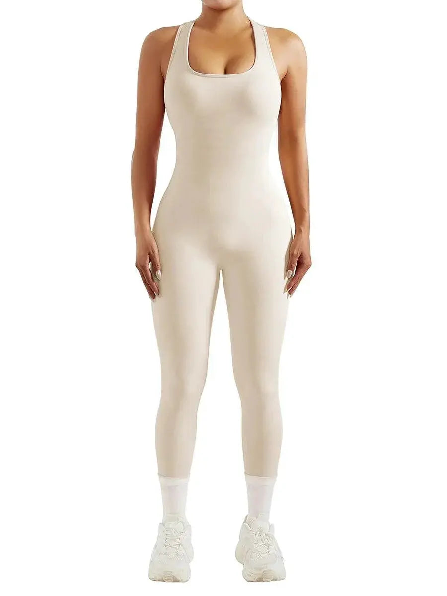 Women's Workout Jumpsuit Stylish Fitness Attire for Women