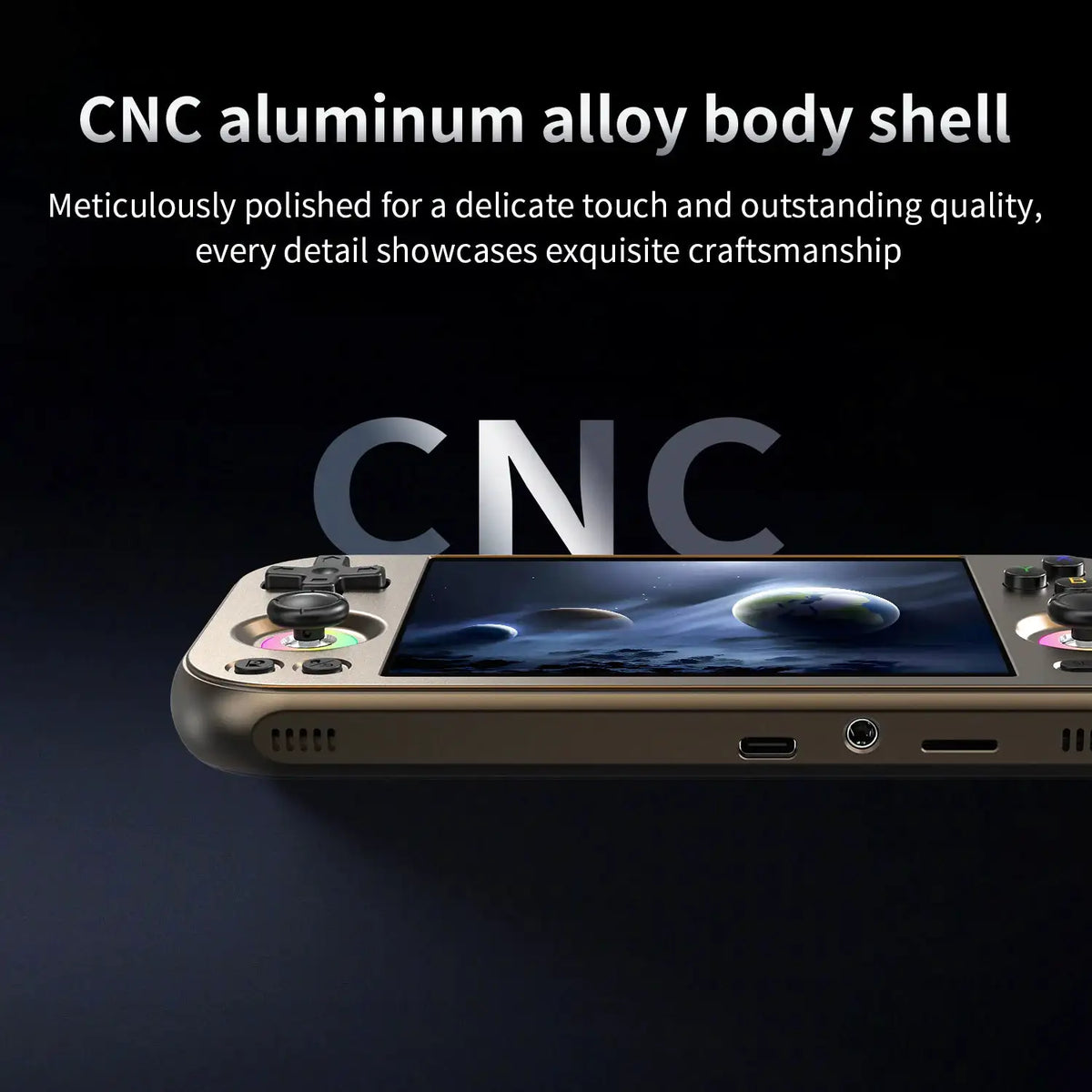 Anbernic RG 477M Handheld Games Console 4.7" LTPS In-Cell Touch Screen Aluminum Alloy Android 5300mAh Supports AI 1080p DP Out