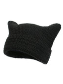 Y2K Striped Knit Winter Hat