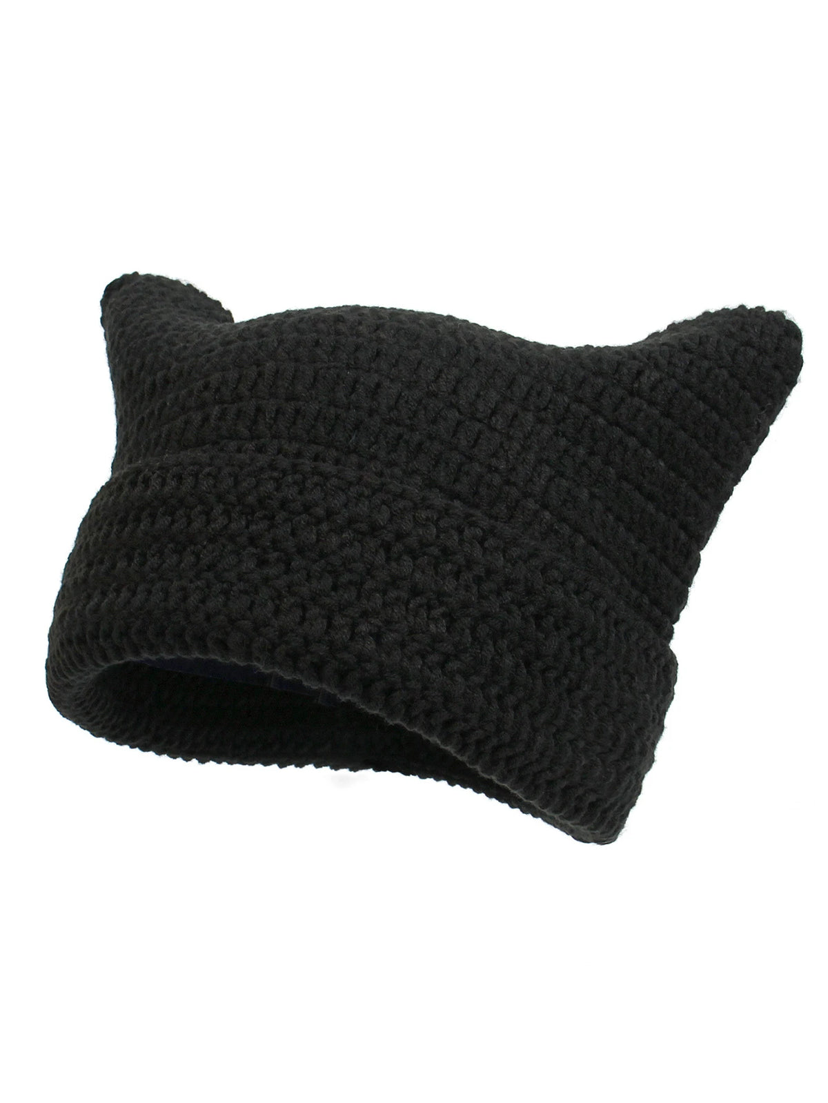 Y2K Striped Knit Winter Hat
