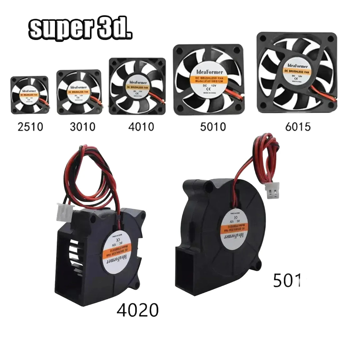 Precise Cooling Blower for Printers — product view 1