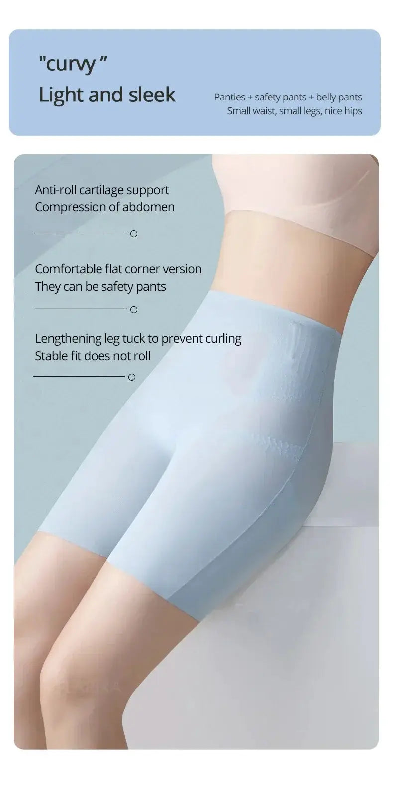 Shaping Shorts for Women Tummy Control — product view 18
