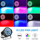 Four Pack RGBW Par Stage Light DMX Control