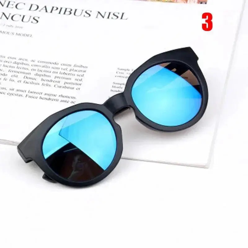 Colorful Kids Sunglasses UV400 Protection Retro Round