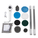 Electric Spin Scrubber Set for Cordless Household Cleaning