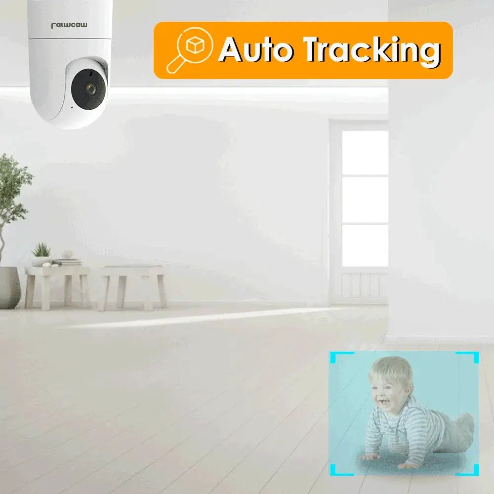 2K 4MP AI Baby Monitor With Night Vision And Smart Tracking