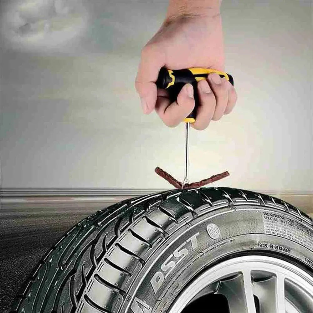 Ultimate Tire Puncture Repair Kit Set Quick Durable Portable