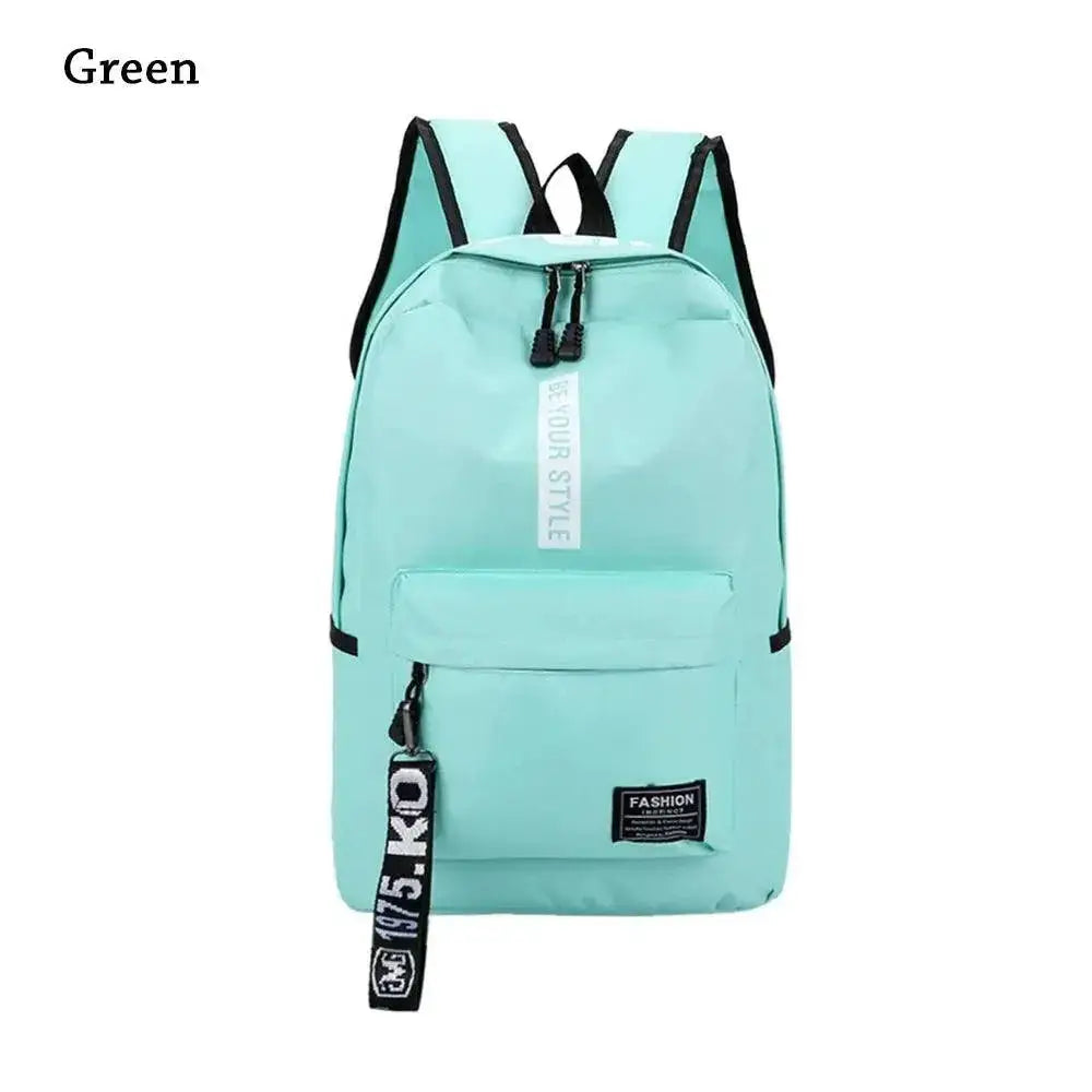 Waterproof Nylon Backpack For Students And Travelers