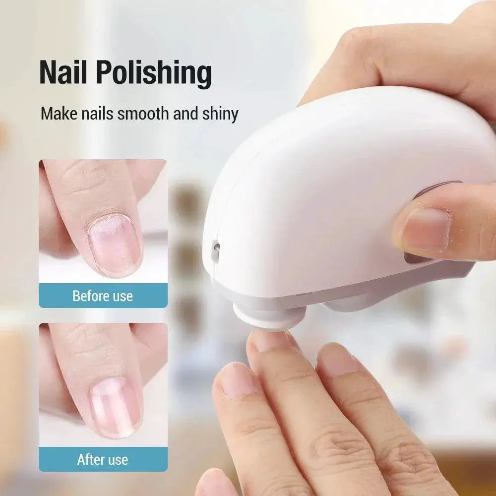 2 In 1 Electric Nail Clipper And File For Adults And Babies