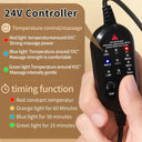 Full-Wrap Heated Leg Foot Support Winter Warmer Red Light Foot Massage Muscle Relaxation Anti-fatigue Relief Pain