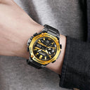 LOQNCE Men's Sports Watch Elegant Dual Movement Timepiece