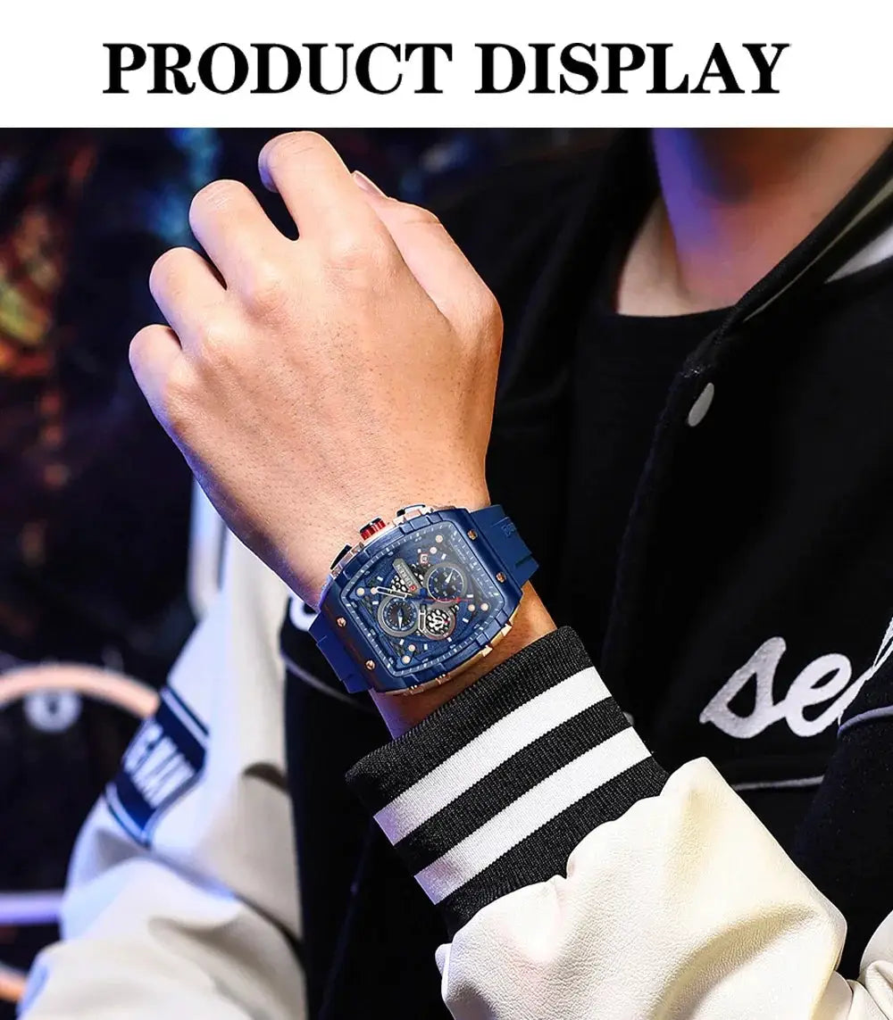 Luminous Large Dial Watch for Men Chrono — product view 15