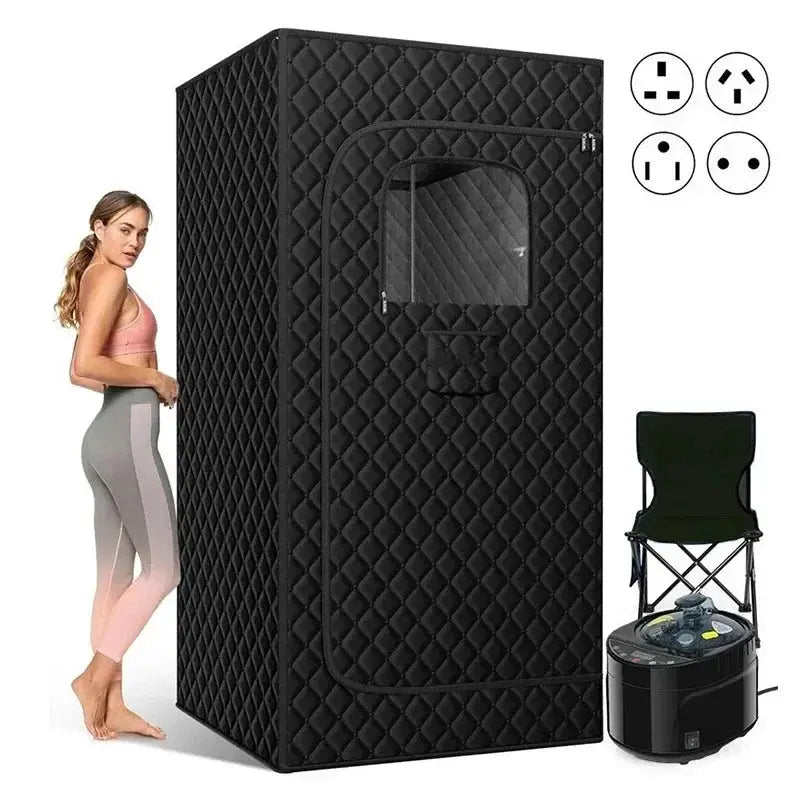 Portable Steam Sauna Tent With 1600W Steamer For Home Spa - OurLum.com