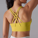 Women's High Stretch Yoga Bra Tank Top for Gym Use