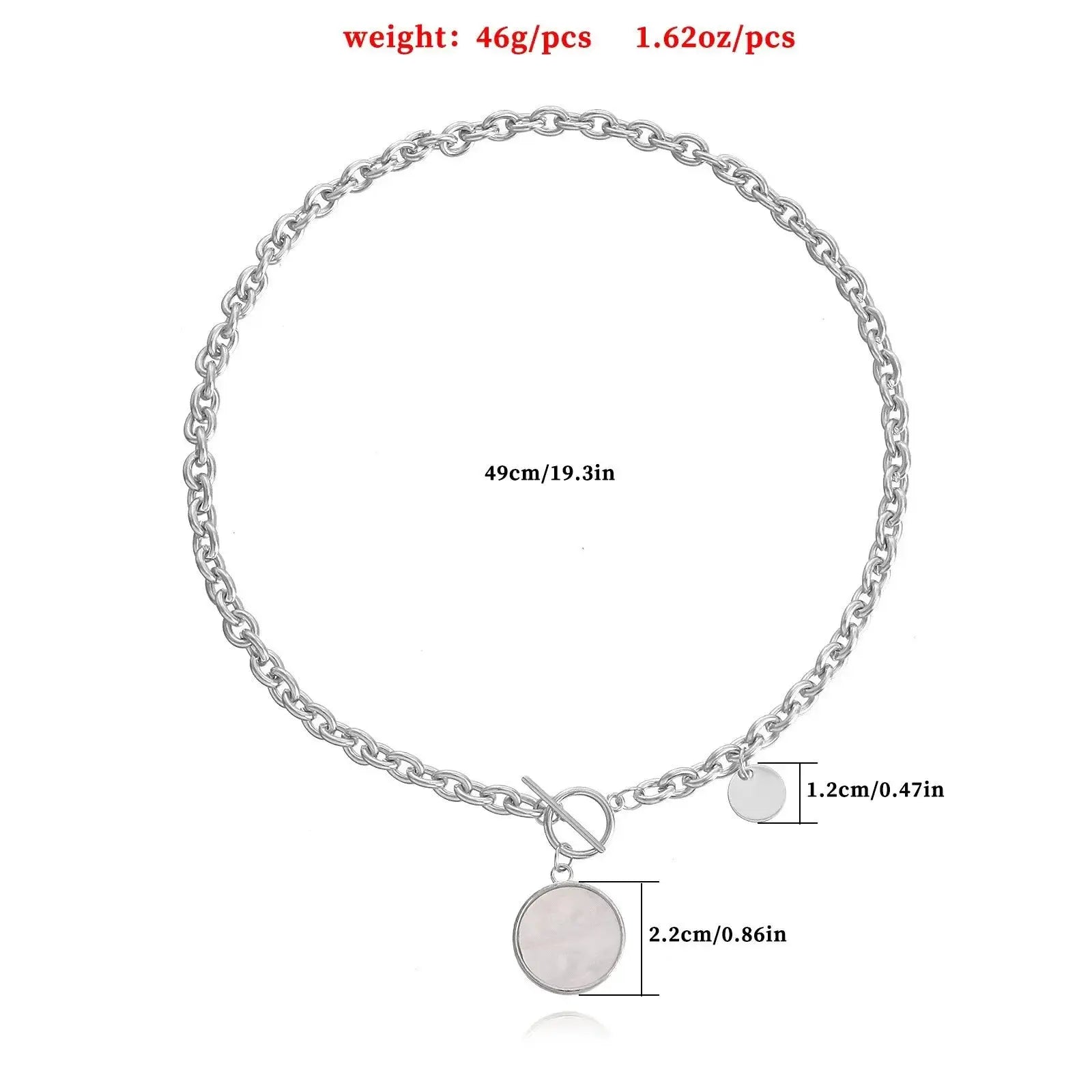 European And American Jewelry Cross Heart Pendant Necklace