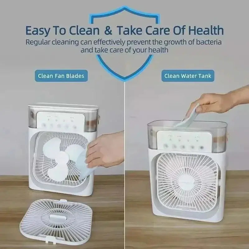 Xiaomi 3 In 1 Portable Fan Air Conditioner With LED Light - OurLum.com