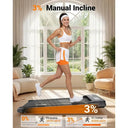 Ultra Quiet Space Saving Foldable Walking Pad Treadmill Remote