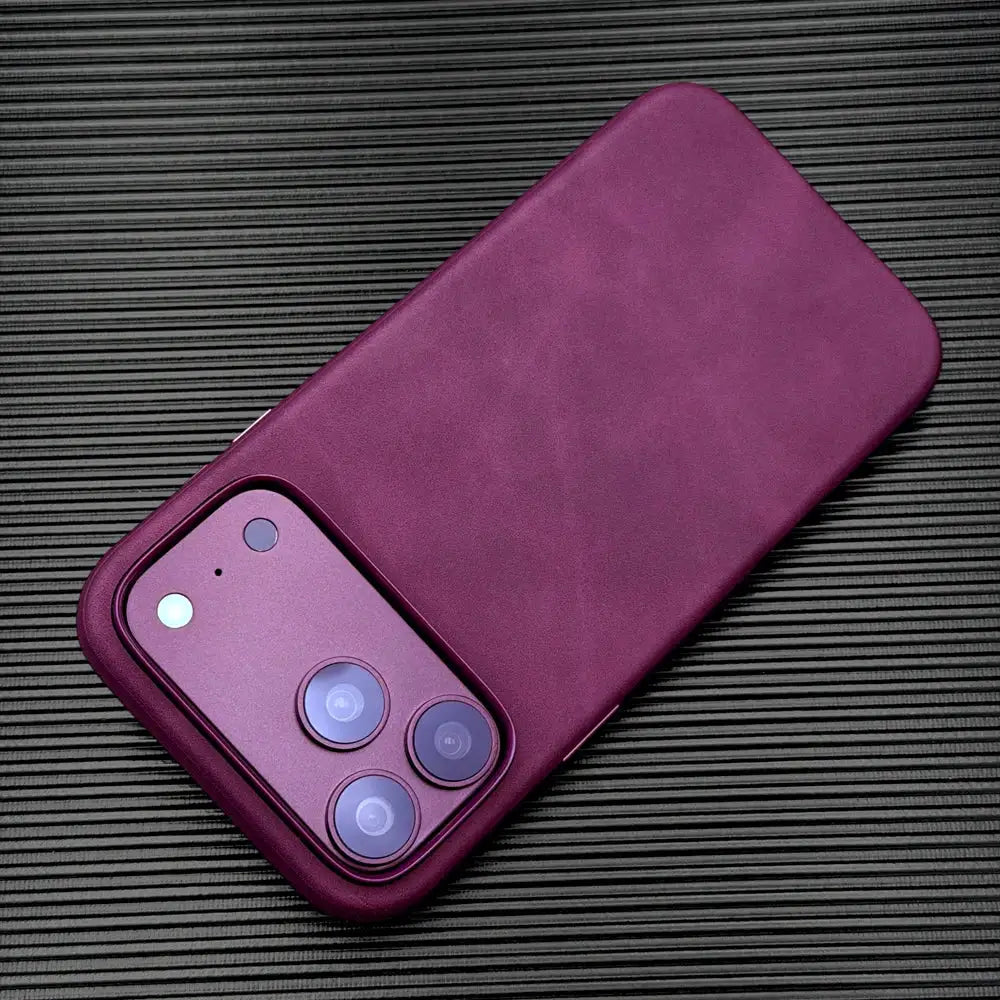 Luxury Leather Retra Case For iPhone 18 17 16 15 14 13 Pro Max 17Pro IPhone17 ProMax Matte Smooth As Skin Touch Feeling Cover