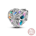 Sterling Silver Moon Mermaid Turtle