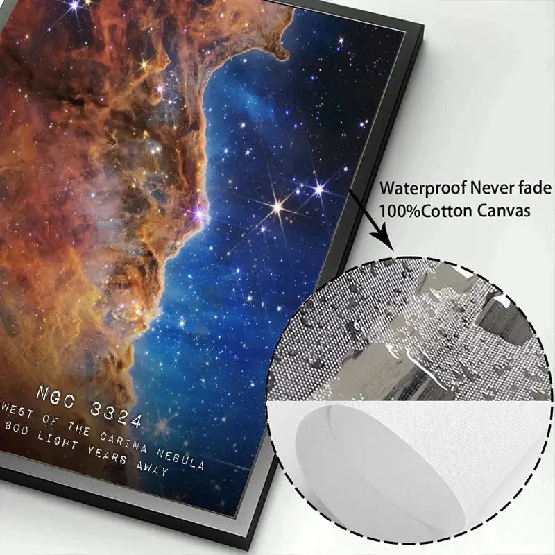 Universe Space Poster Prints Veil Rosette Nebula Black Hole Galaxy Canvas Painting Modern Wall Art Pictures Bedroom Home Decor