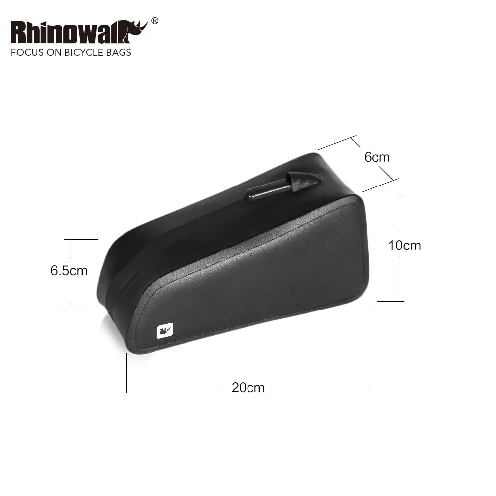 Rhinowalk Bike Top Tube Bag Waterproof Front Tube Frame Bag 1.2 L Large Capacity For MTB Road Bicycle Cycling Handlebar Bag