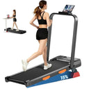 3 In 1 Foldable Treadmill Home Office 300 Lb Capacity 15 Incline