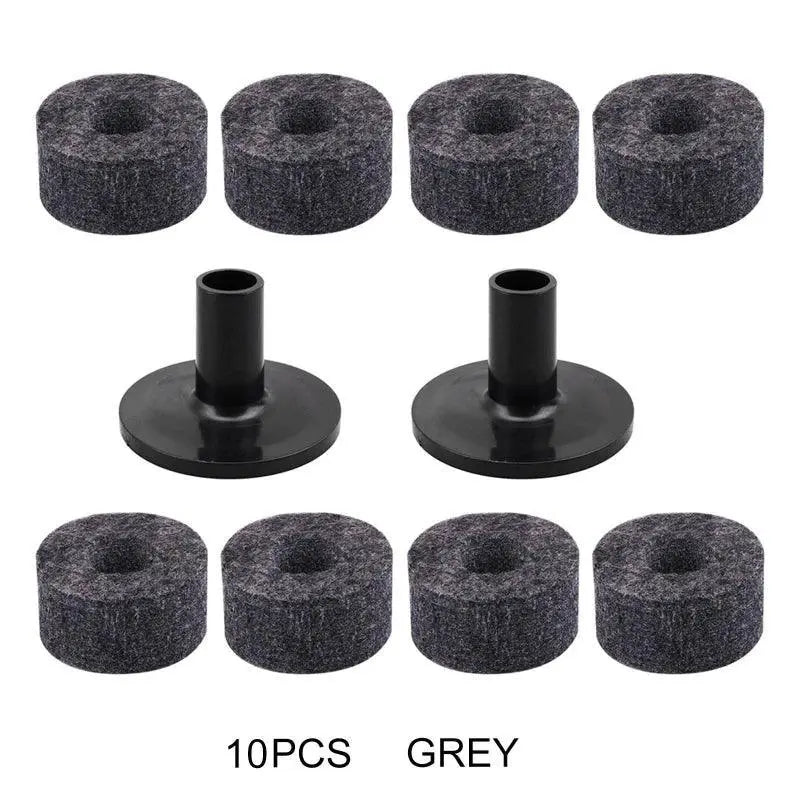 8 Pcs Cymbal Stand Felt Washer Sleeves Kit for Drums