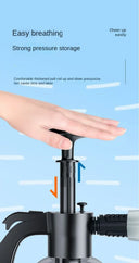 2L Hand Pump Foam Sprayer With 3 Nozzles For Car Wash