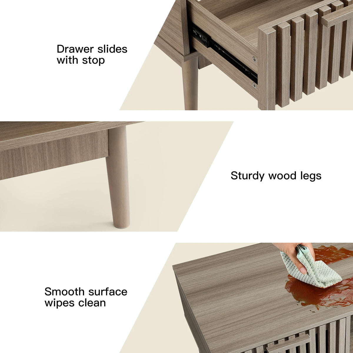 Wooden Compact Coffee Table