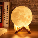 Rechargeable LED: 3D Moon Lamp Touch Control Night Light