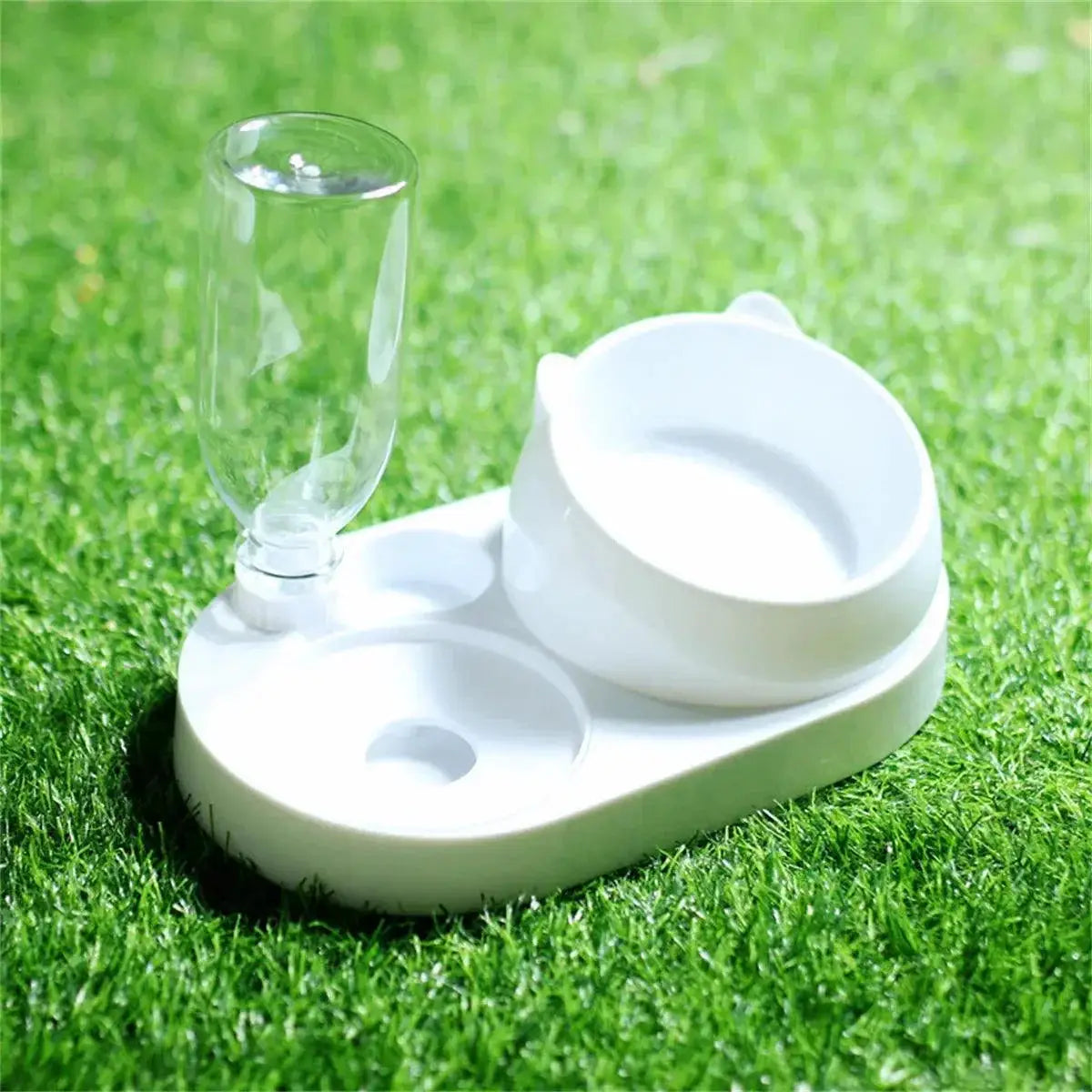 Pet Bowl Automatic Feeder Water Dispenser Double Dish Stand — product view 9