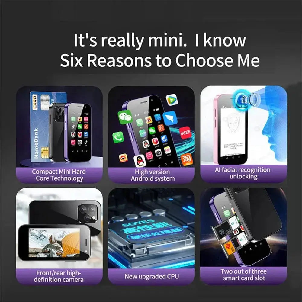 SOYES XS14 Pro Mini Smartphone 3.0 Inch 4G LTE 3GB RAM