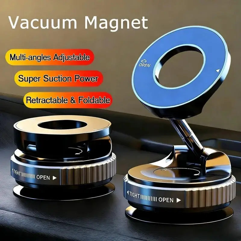 Vacuum Magnetic Phone Bracket ° Adjustable Holder Strong Suction — product view 1