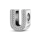 Bangle Bracelet A-z Alphabet Charm
