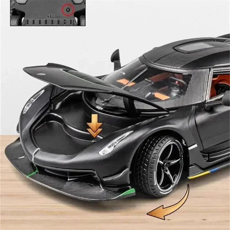 Attack Alloy Diecast Metal Koenigsegg Jesko Model Racing Car