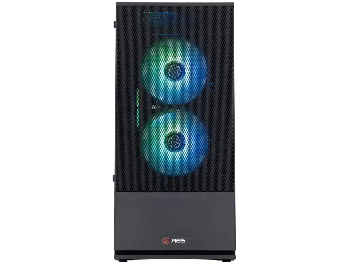 ABS Cyclone Aqua Prebuilt Gaming PC Powered by Asus - Windows 11 - Intel Core i7-14700F - GeForce RTX 5070 12GB - DLSS 4 - 32GB DDR4 - 1TB NVMe SSD