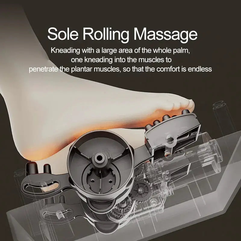 High Quality Air Pressure Electric Hot Heater Foot Massager Machine Vibrate Roller Bath Kneading Leg Foot Full Wrap Massage