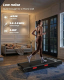 Walking Pad Treadmill Incline Handle Bar 3HP Motor 300Lb Capacity