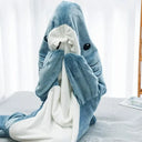 Shark Blanket Hoodie for Women Cozy Home