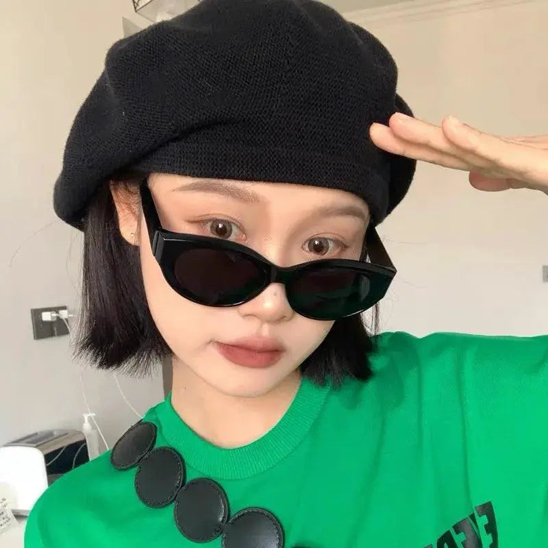 Vintage Cat Eye Sunglasses For Women Stylish Oval Shades