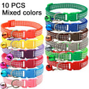 Colorful Bell Collar for Cat and Puppy with Adjustable Necklace