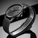 Premium Black Chronograph Watch