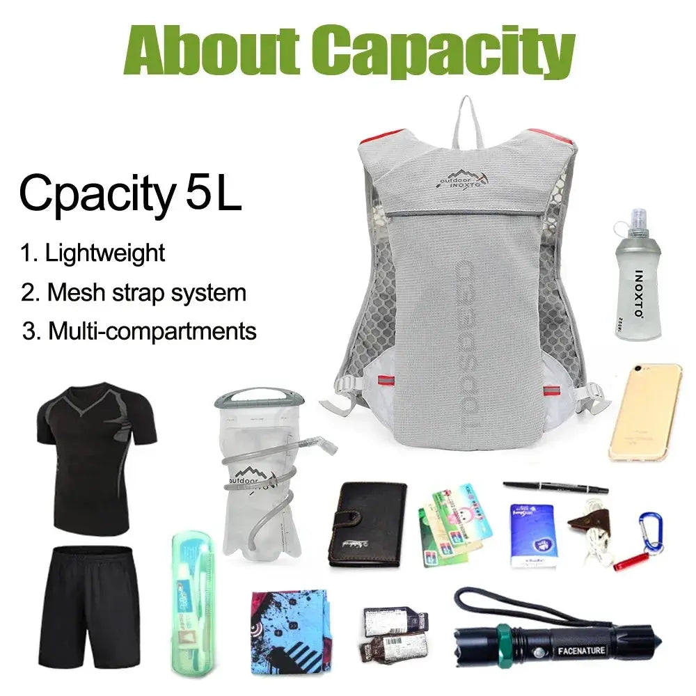 Ultralight 5L Hydration Running Backpack for Men and Women