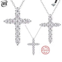 Moissanite Pendant Necklace in Sterling Silver Cbtb