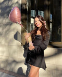 Elegant White Satin Bodycon Dress Summer Fashion Statement